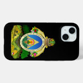 Coques Case-Mate iPhone Armoiries du Honduras (Verso (horizontal))