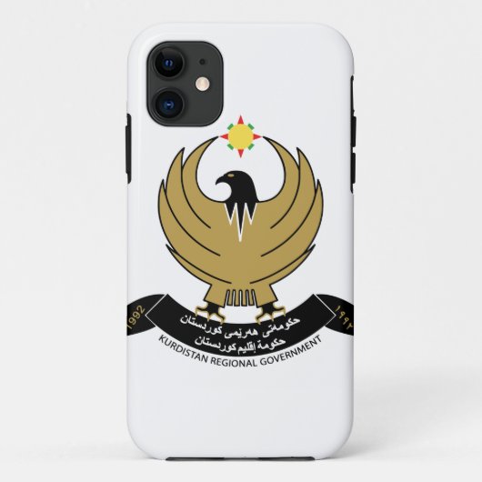 Coques Case-Mate iPhone Armoiries du Kurdistan (Dos)