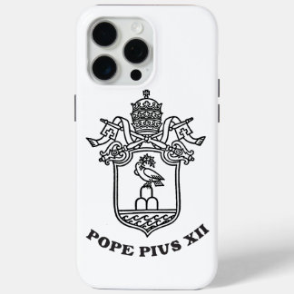 Coque iPhone 15 Pro Max Armoiries du Pape Pie XII