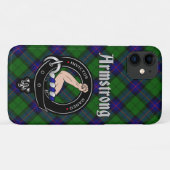 Coques Case-Mate iPhone Armstrong Clan Badge & Tartan Téléphone Case (Dos (Horizontal))