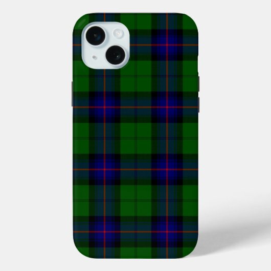 Coques Case-Mate iPhone Armstrong tartan bleu et vert plaid (Verso)