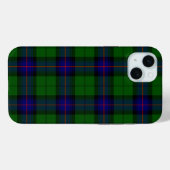 Coques Case-Mate iPhone Armstrong tartan bleu et vert plaid (Verso (horizontal))