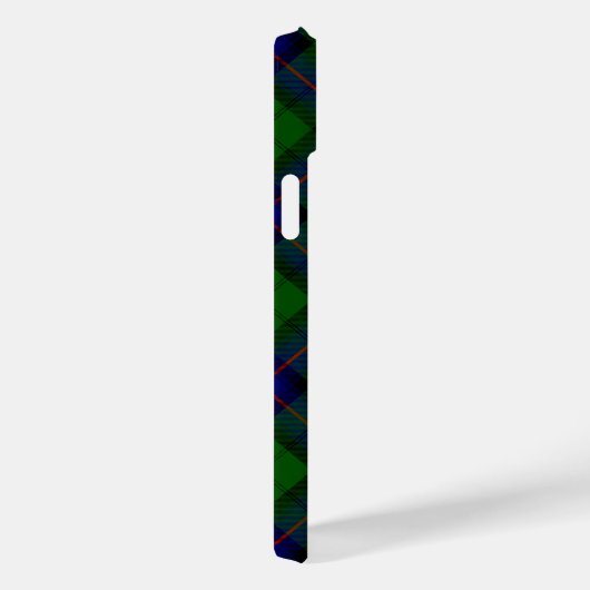 Coques Case-Mate iPhone Armstrong tartan bleu et vert plaid (Verso / Droite)