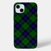 Coques Case-Mate iPhone Armstrong tartan bleu et vert plaid (Verso)