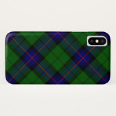 Coques Case-Mate iPhone Armstrong tartan bleu et vert plaid (Dos (Horizontal))