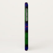 Coques Case-Mate iPhone Armstrong tartan bleu et vert plaid (Dos/Gauche)