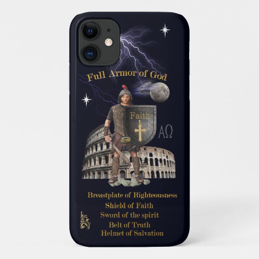 Coques Case-Mate iPhone Armure complète de DIEU (Dos)
