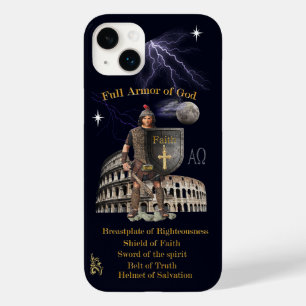 Coque Pour iPhone 14 Plus Armure complète de DIEU