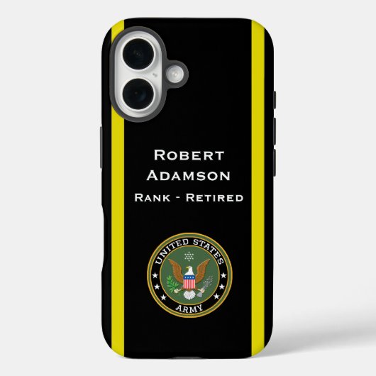 Coques Case-Mate iPhone Army Emblem and colors personalize (Verso)