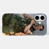 Coques Case-Mate iPhone Arnold Schwarzeneger tir à la fusée (Verso (horizontal))