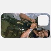 Coques Case-Mate iPhone Arnold Schwarzeneger tir à la fusée (Verso (horizontal))