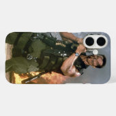 Coques Case-Mate iPhone Arnold Schwarzeneger tir à la fusée (Verso (horizontal))