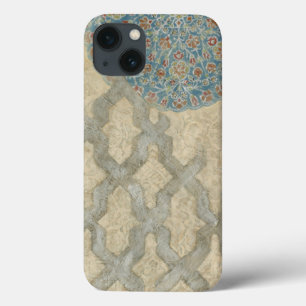 Case-Mate iPhone Case Arrangement floral argenté décoratif de tapisserie