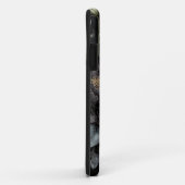 Coques Case-Mate iPhone Arrangement gothique Rose Fleur noire (Dos/Droite)