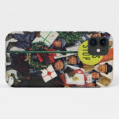 Coques Case-Mate iPhone Arrêt d'autobus à Noël (Dos (Horizontal))