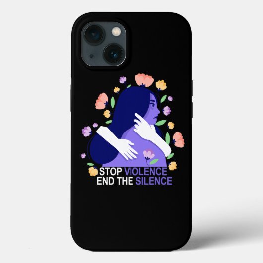 Coques Case-Mate iPhone Arrêter La Violence Mettre Fin À La Citation Du Si (Verso)