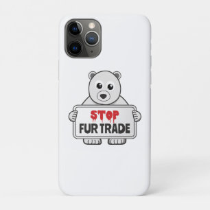 Case-Mate iPhone Case Arrêter le commerce de fourrures Sad Ours Polaire