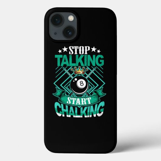 Coques Case-Mate iPhone Arrêtez de parler Commencez à crier Billard 8-Ball (Verso)