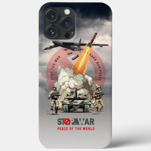 Case-Mate iPhone Case Arrêtez la guerre