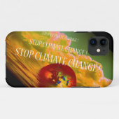 COQUES Case-Mate iPhone ARRÊTEZ LE CHANGEMENT CLIMATIQUE ! (Dos (Horizontal))