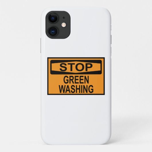 Coques Case-Mate iPhone Arrêtez l'écoblanchiment (Dos)