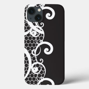 iPhone 13 Coque Arrière - plan 1 de dentelle