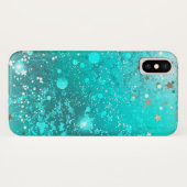 Coques Case-Mate iPhone Arrière - plan à huile Turquoise de la menthe (Dos (Horizontal))