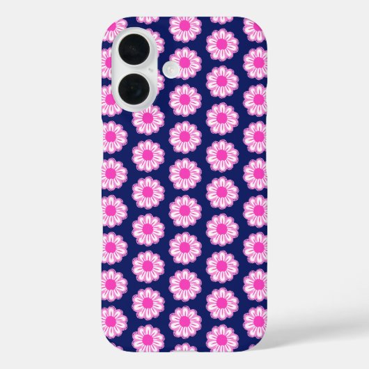 Coques Case-Mate iPhone Arrière - plan à motif floral mignon (Verso)