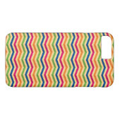 Coques Case-Mate iPhone Arrière - plan à rayures rétro (Dos (Horizontal))