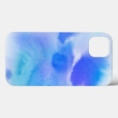 Coques Case-Mate iPhone arrière - plan Abstrait aquarelle peint main. (Verso (horizontal))