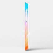 Coques Case-Mate iPhone arrière - plan abstrait. cercles brillants arrière (Verso / Gauche)