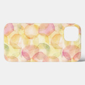 Coques Case-Mate iPhone Arrière - plan abstrait conçu avec l'aquarelle (Verso (horizontal))