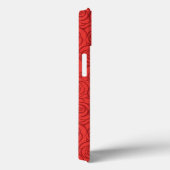 Coques Case-Mate iPhone Arrière - plan abstrait de roses rouges (Verso / Droite)