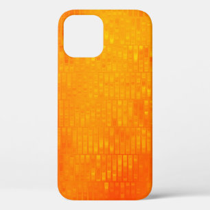 Case-Mate iPhone Case Arrière - plan abstrait en mosaïque orange brillan