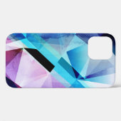 Coques Case-Mate iPhone Arrière - plan Abstrait géométrique aquarelle (Verso (horizontal))