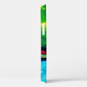 Coques Case-Mate iPhone arrière - plan Abstrait peint à la main, acrylique (Verso / Droite)