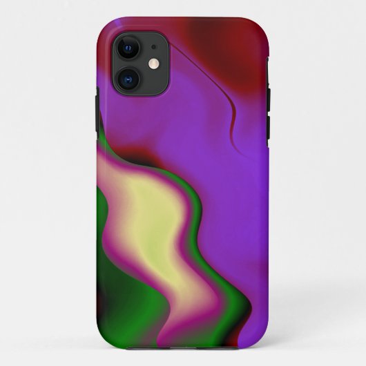 Coques Case-Mate iPhone Arrière - plan Abstrait rouge violet vert (Dos)