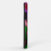 Coques Case-Mate iPhone Arrière - plan Abstrait rouge violet vert (Dos/Droite)
