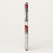 Coques Case-Mate iPhone Arrière - plan affligé de champignon rouge morel (Dos/Gauche)