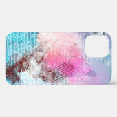Coques Case-Mate iPhone Arrière - plan art aquarelle abstraite (Verso (horizontal))
