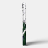 Coques Case-Mate iPhone Arrière - plan asiatique Blue Iris sur Kanji (Verso / Gauche)