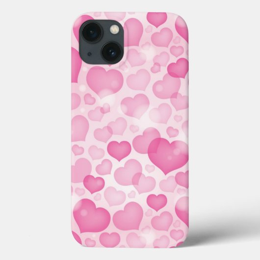 Coques Case-Mate iPhone Arrière - plan avec coeur (Verso)