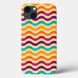 Coques Pour iPhone Arrière - plan avec des rayures dans rétros 2