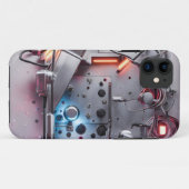 Coques Case-Mate iPhone arrière - plan avec engrenages (Dos (Horizontal))