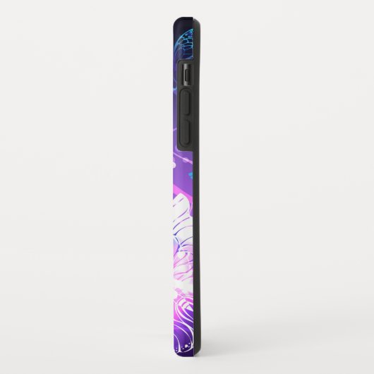 Coques Case-Mate iPhone Arrière - plan avec papillons de nuit (Dos/Gauche)