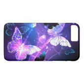 Coques Case-Mate iPhone Arrière - plan avec papillons de nuit (Dos (Horizontal))