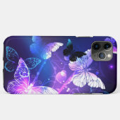 Coques Case-Mate iPhone Arrière - plan avec papillons de nuit (Dos (Horizontal))