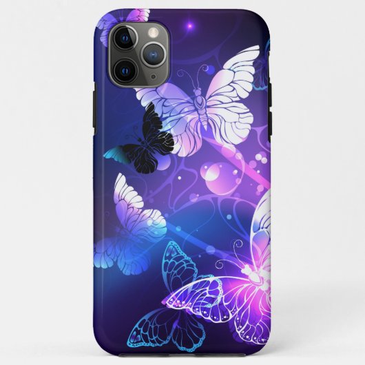 Coques Case-Mate iPhone Arrière - plan avec papillons de nuit (Dos)