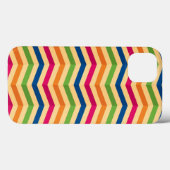 Coques Case-Mate iPhone Arrière - plan avec rayures dans rétro (Verso (horizontal))