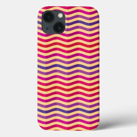 Coques Case-Mate iPhone Arrière - plan avec rayures dans rétro 3 (Verso)